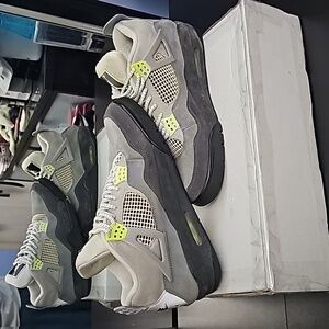 Jordan 4 Neon Size 11 No Box